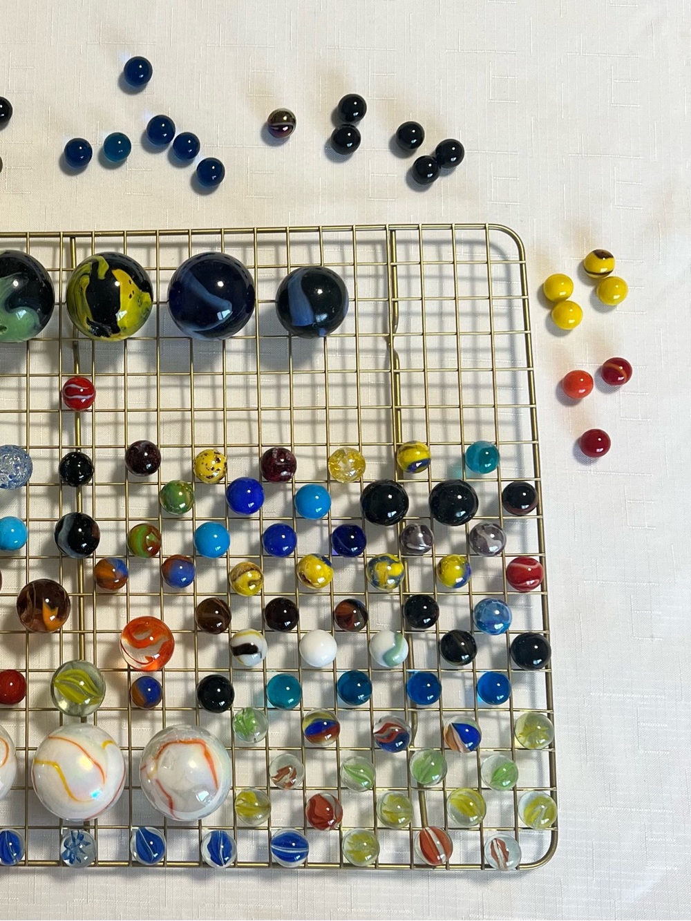 Assorted Glass Marbles Multi-Color Collection